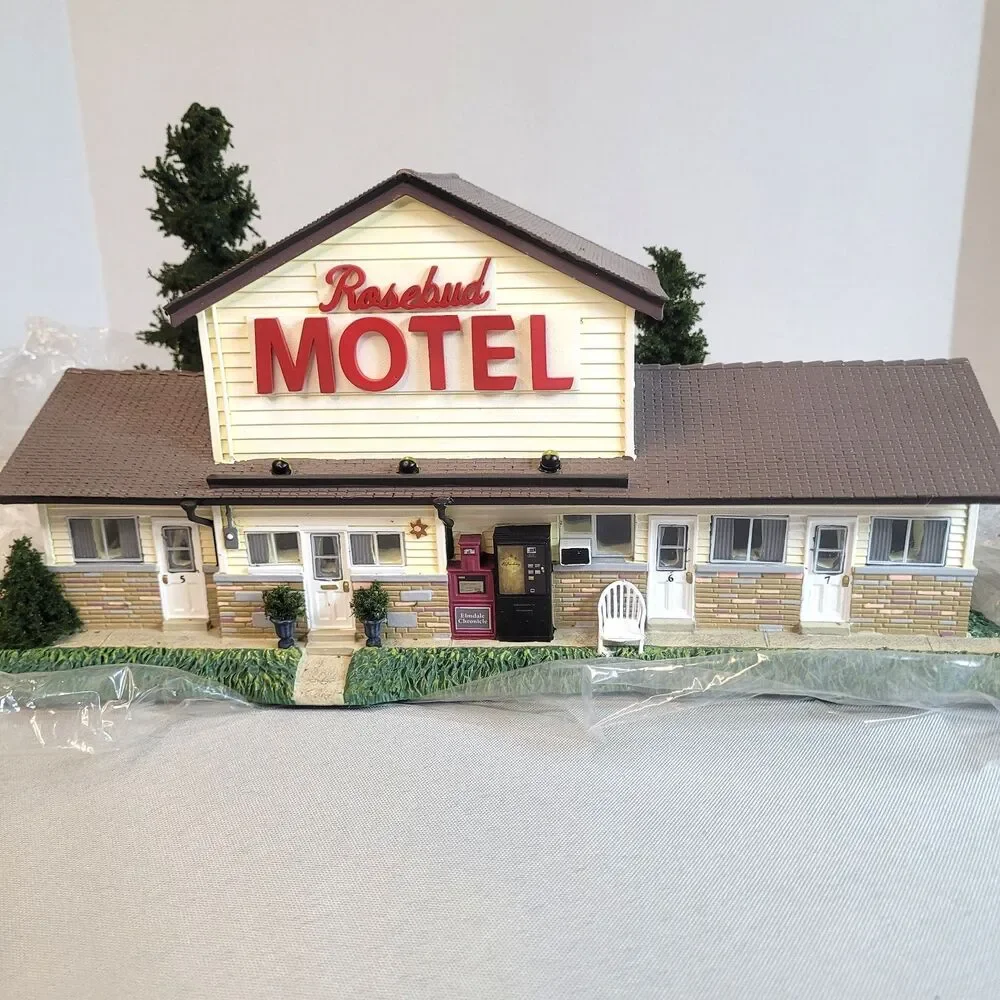 Dept 56 THE ROSEBUD MOTEL SCHITT'S CREEK Hot Properties 6013684 LIGHTS UP! NEW